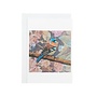Card Floral Blue Bird