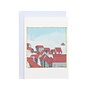 Card Snowy Village