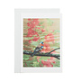 Card Flowers Red