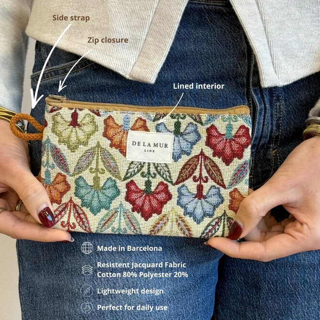 Makeup Bag / Coin Purse Flora Small