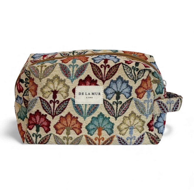 Squared Makeup Bag Flora