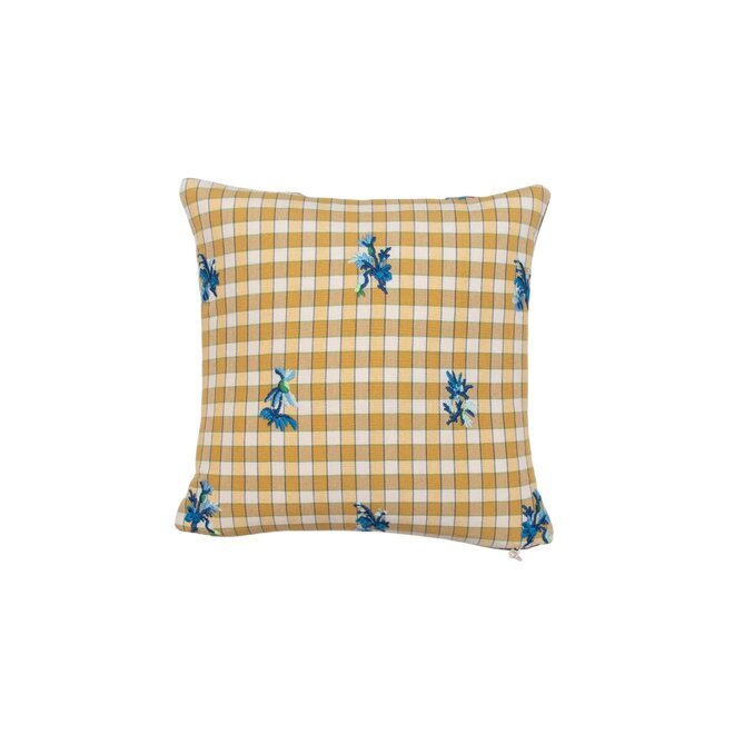 Mini Pillow La Seyne Fleuri Sunflower 10 x 10in