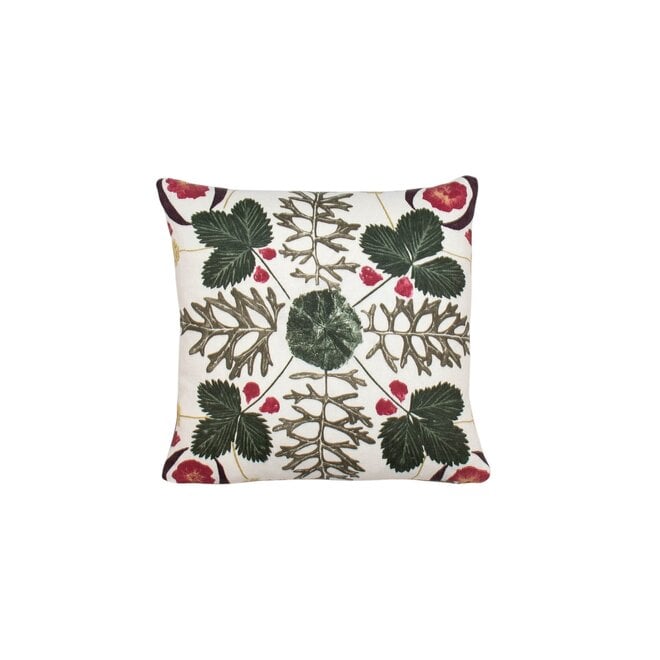 Mini Pillow Floral Eclipse Rouge 11 x 11in