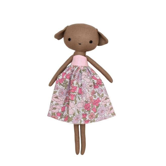 Little Dearling Dog Doll Brown