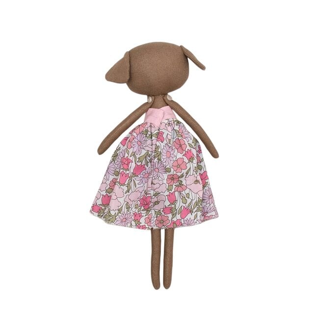 Little Dearling Dog Doll Brown