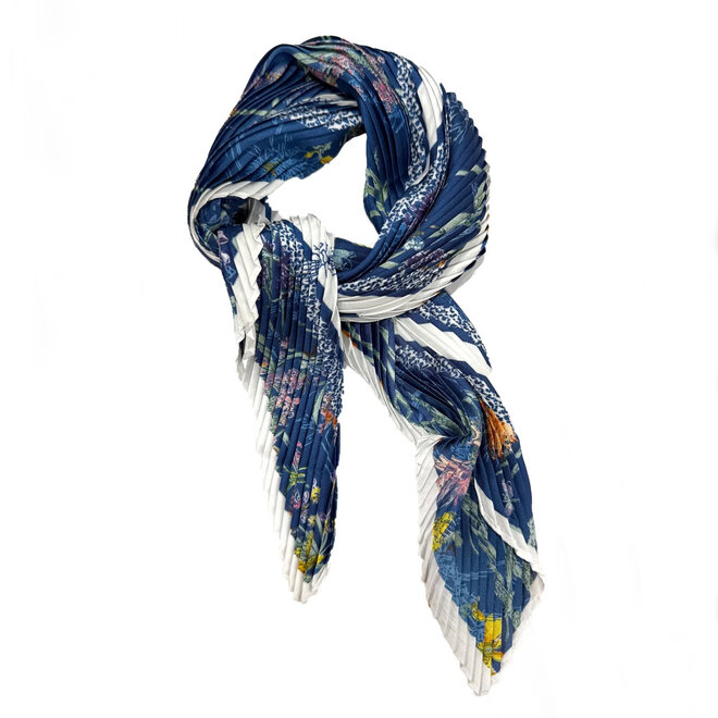 Scarf Bailey Plissé Petit Navy