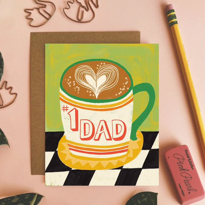 Card Father's Day / Number One Dad