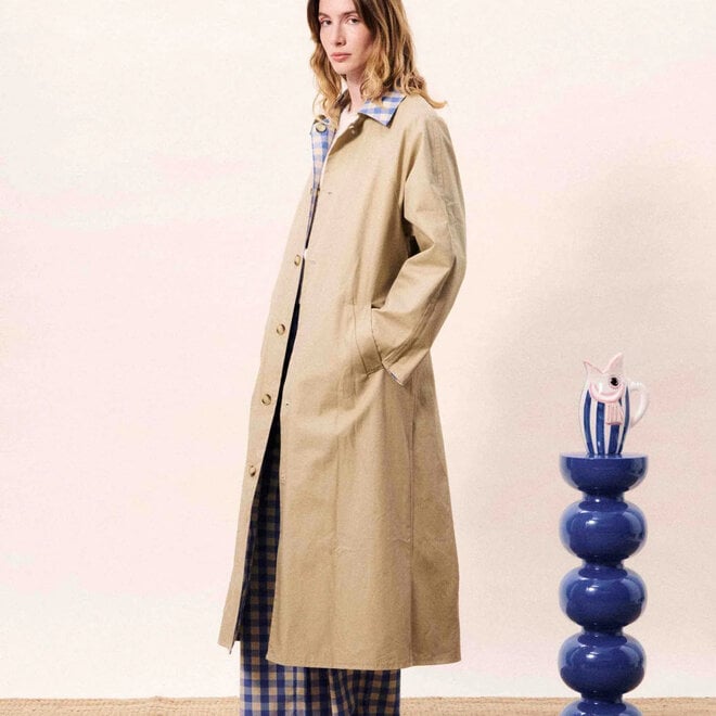 Coat Pocahontas Bleu Azur
