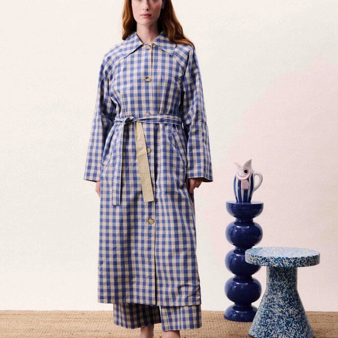 Coat Pocahontas Bleu Azur