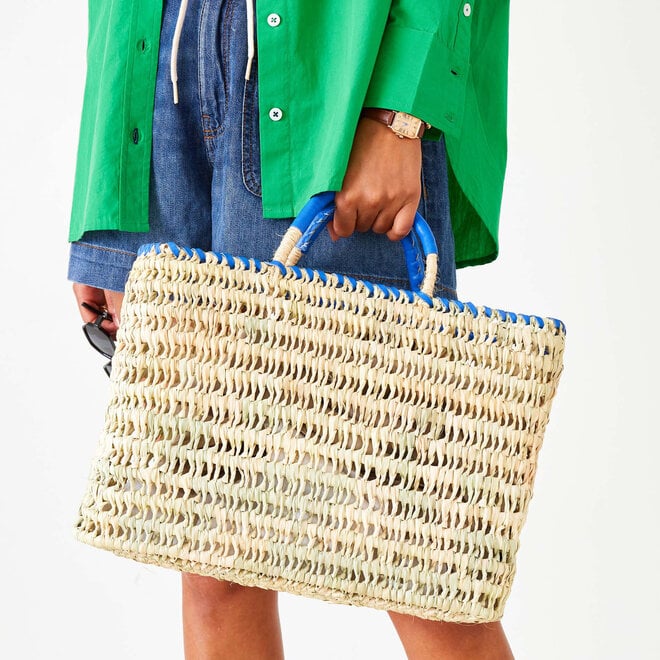 Bazaar Basket Comporta Blue Medium