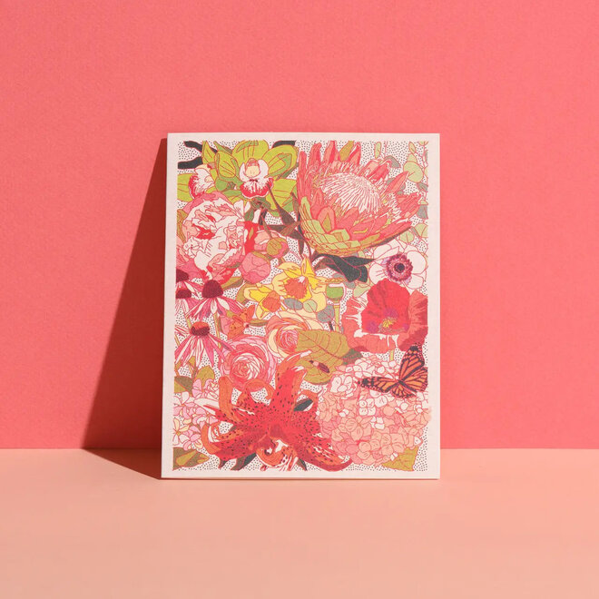 Card Wild Florals