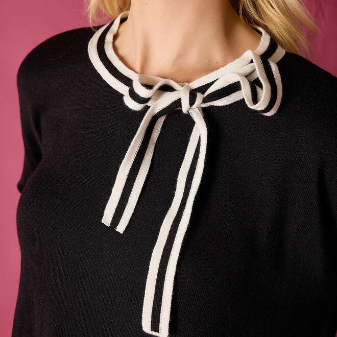 Sweater Cardiff Bow Tie Black