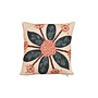 Mini Pillow Hydrangea Bloom Tangerine 12 x 12in