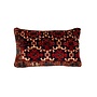 Pillow Oriental Navy & Red 12 x 19in