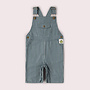 Vintage Dungaree Shorts Navy Stripe