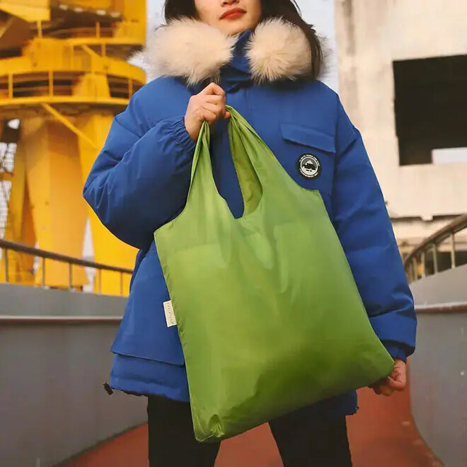 Reusable Nylon Bag Green