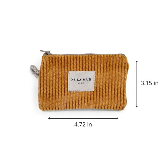 Coin Purse Corduroy Taz Mustard