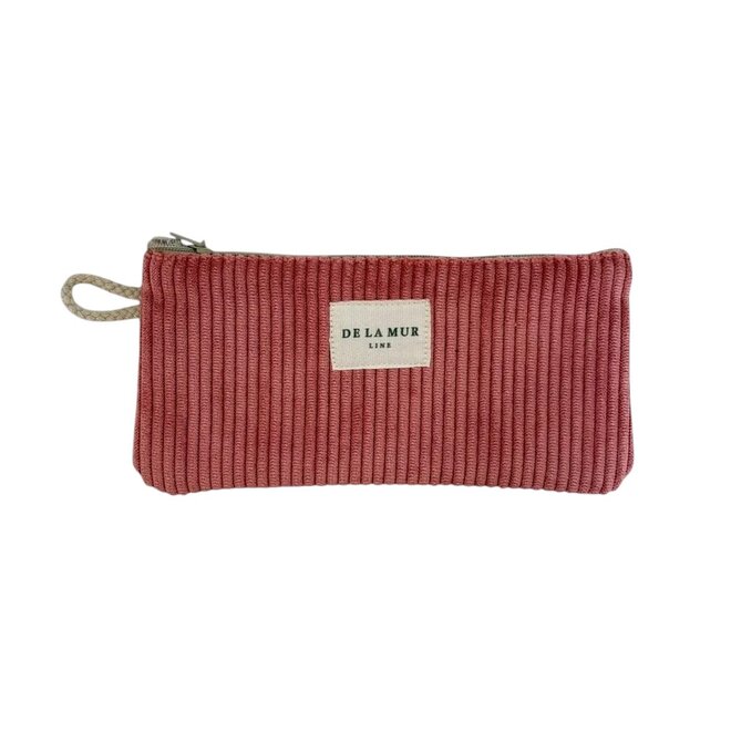 Eyewear Corduroy Case Coral Pink