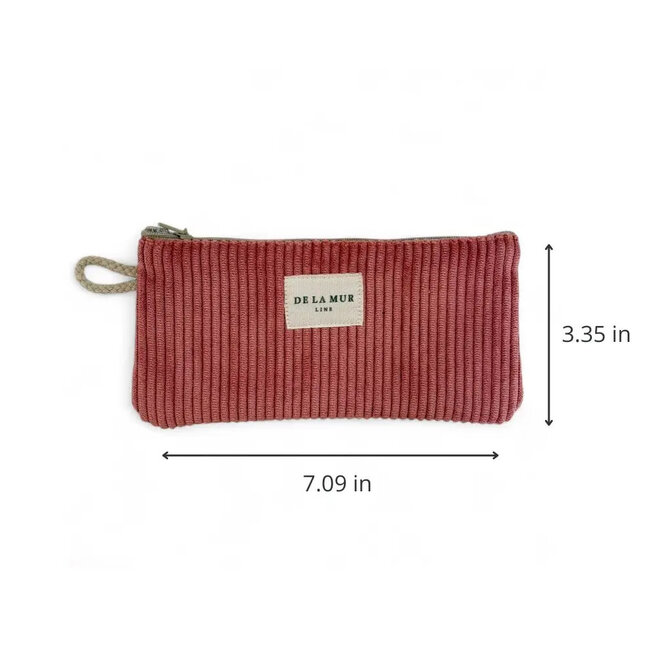 Eyewear Corduroy Case Coral Pink