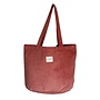 Tote Bag Corduroy Coral Pink