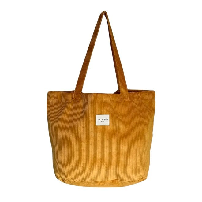 Tote Bag Corduroy Mustard