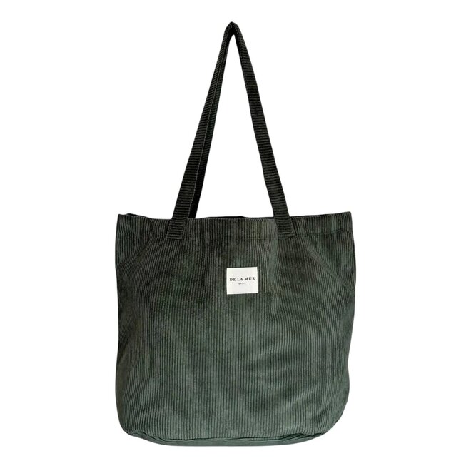 Tote Bag Corduroy Olive Green