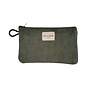 Makeup Bag / Coin Purse Corduroy Olive Green