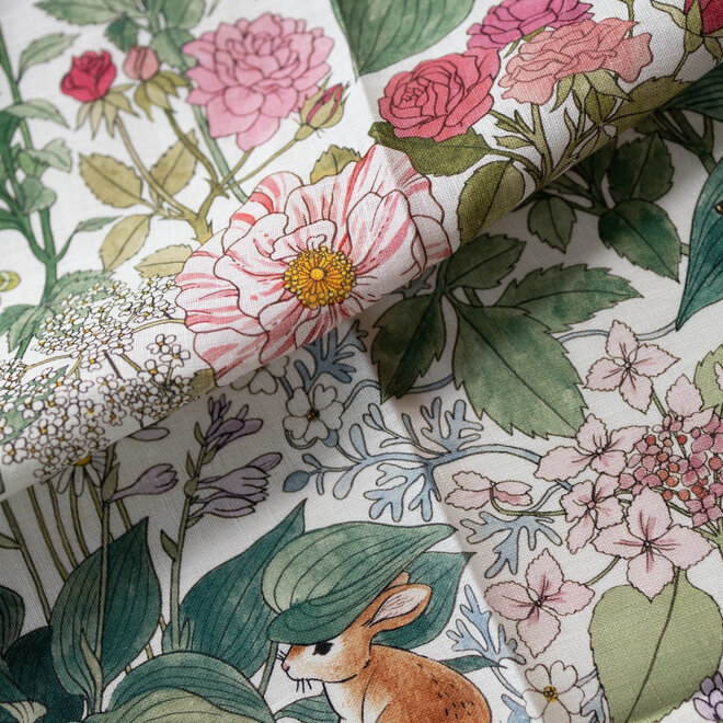 Linen Tea Towel Clover