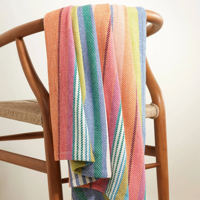 Throw Blanket Mellie Stripe Woven Multi