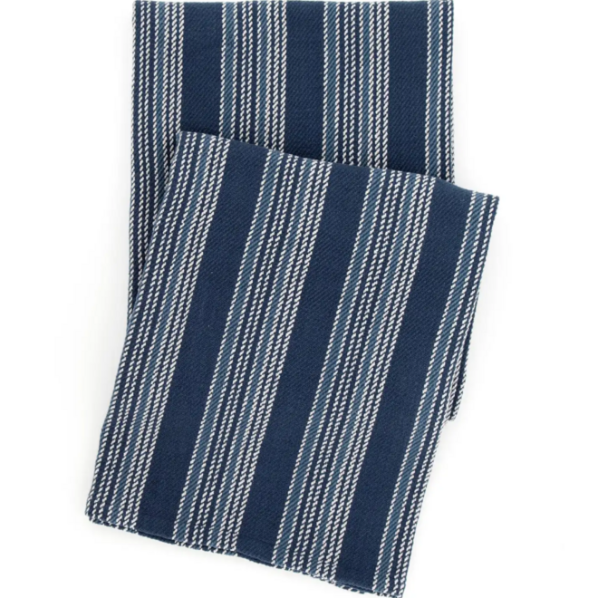 Throw Blanket Cameroon Woven Blue
