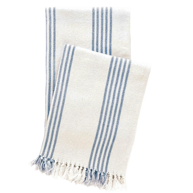 Throw Blanket Ibiza French Blue