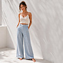 Pants Seaside Stripe Light Blue