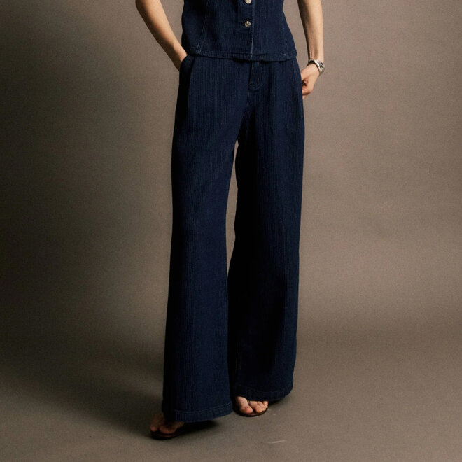Pants Sebastien Wide Leg Jeans Indigo