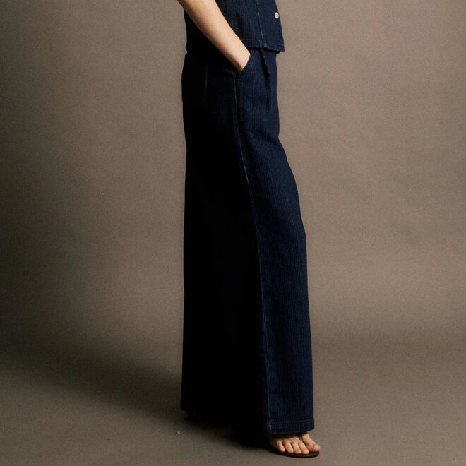 Pants Sebastien Wide Leg Jeans Indigo