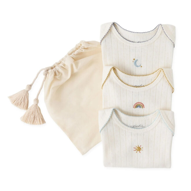 One Piece Pointelle Skies Set of 3