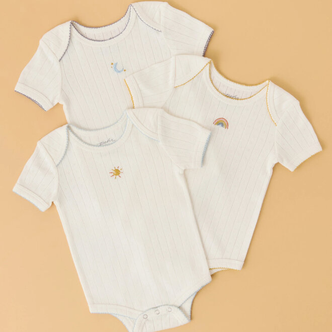 One Piece Pointelle Skies Set of 3