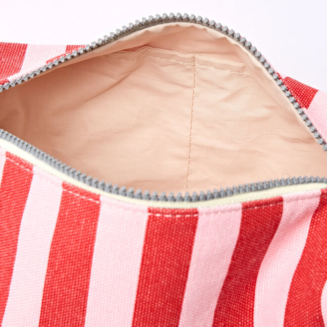 Wash Bag Mayfair Strawberry Stripe Small