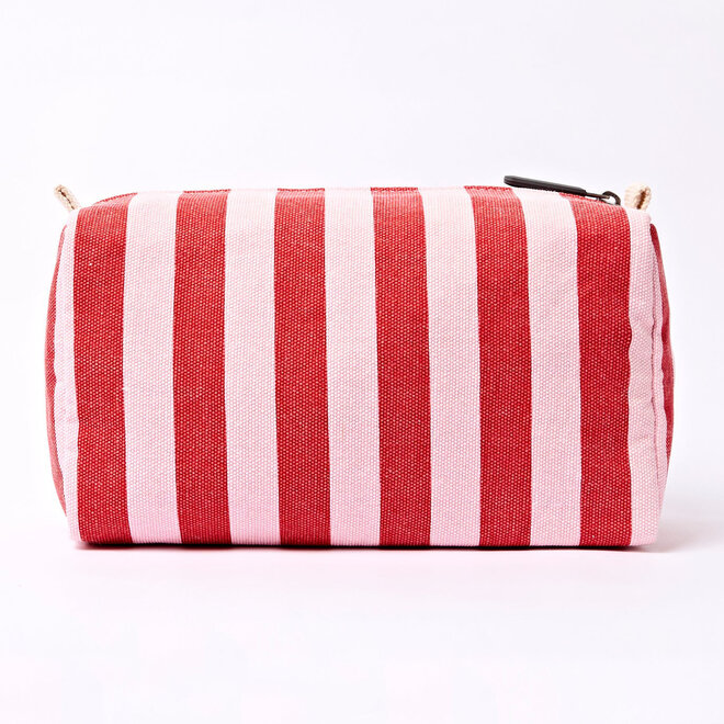 Wash Bag Mayfair Strawberry Stripe Small