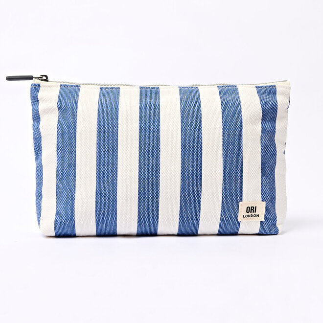 Pouch Maida Vale Denim Stripe Medium