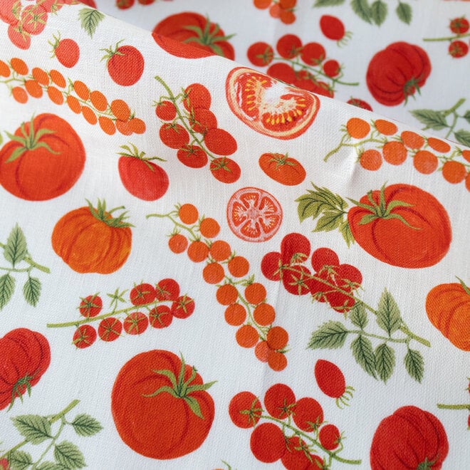 Linen Tea Towel Heirloom Tomatoes