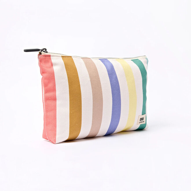 Pouch Maida Vale Faded Multi Stripe Medium