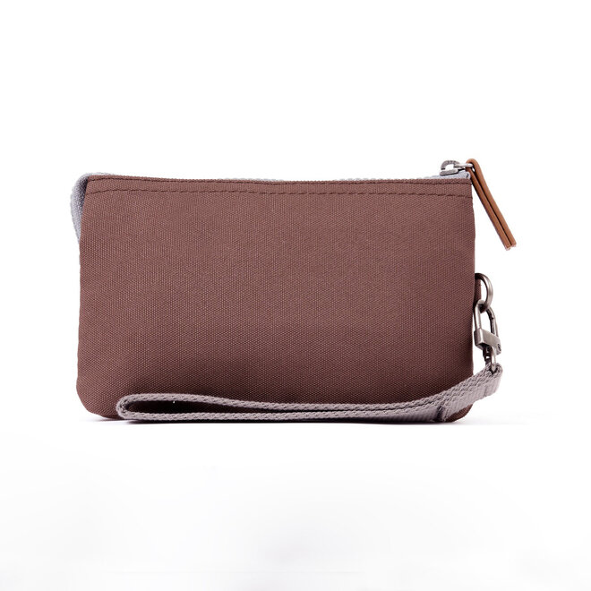 Carnaby Wallet Medium Cocoa with Wrist Strap