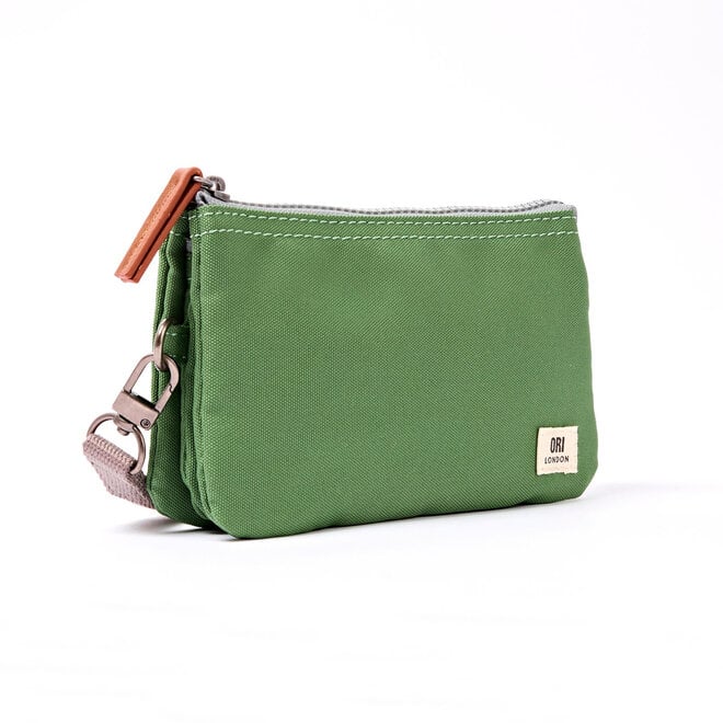 Carnaby Wallet Medium Artichoke with Wrist Strap