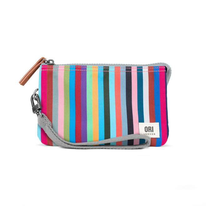 Carnaby Wallet Medium Multi Stripe with Wrist Strap