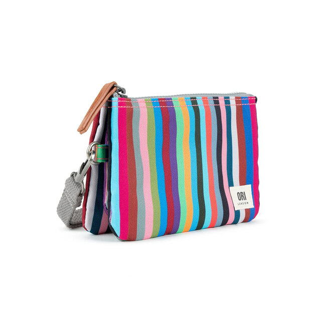 Carnaby Wallet Medium Multi Stripe with Wrist Strap