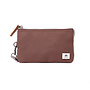 Carnaby Wallet Medium Cocoa with Wrist Strap