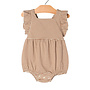 Flutter Romper Toffee Stripe