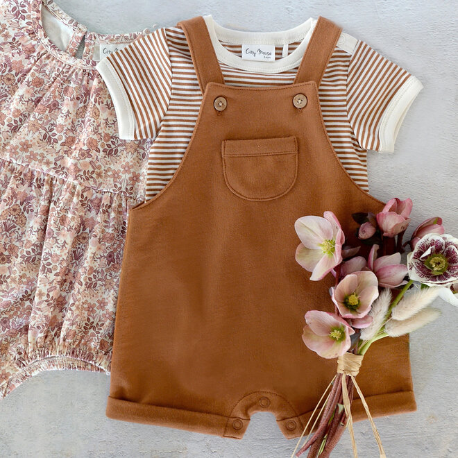 Bodysuit Toffee Stripe