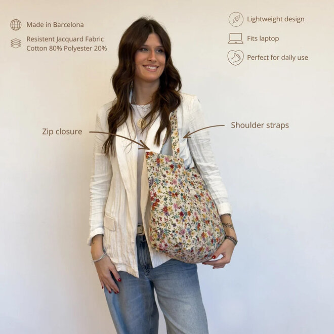 Zippered Bag Blum Large