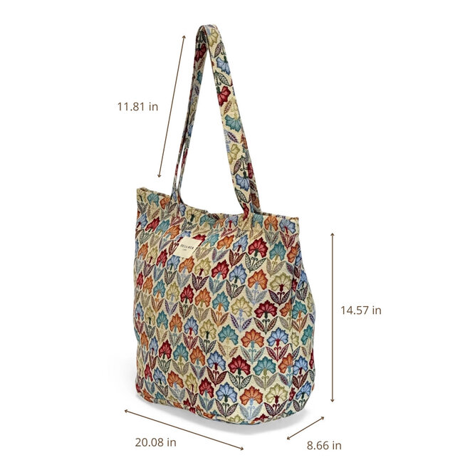 Zippered Bag Flora Large